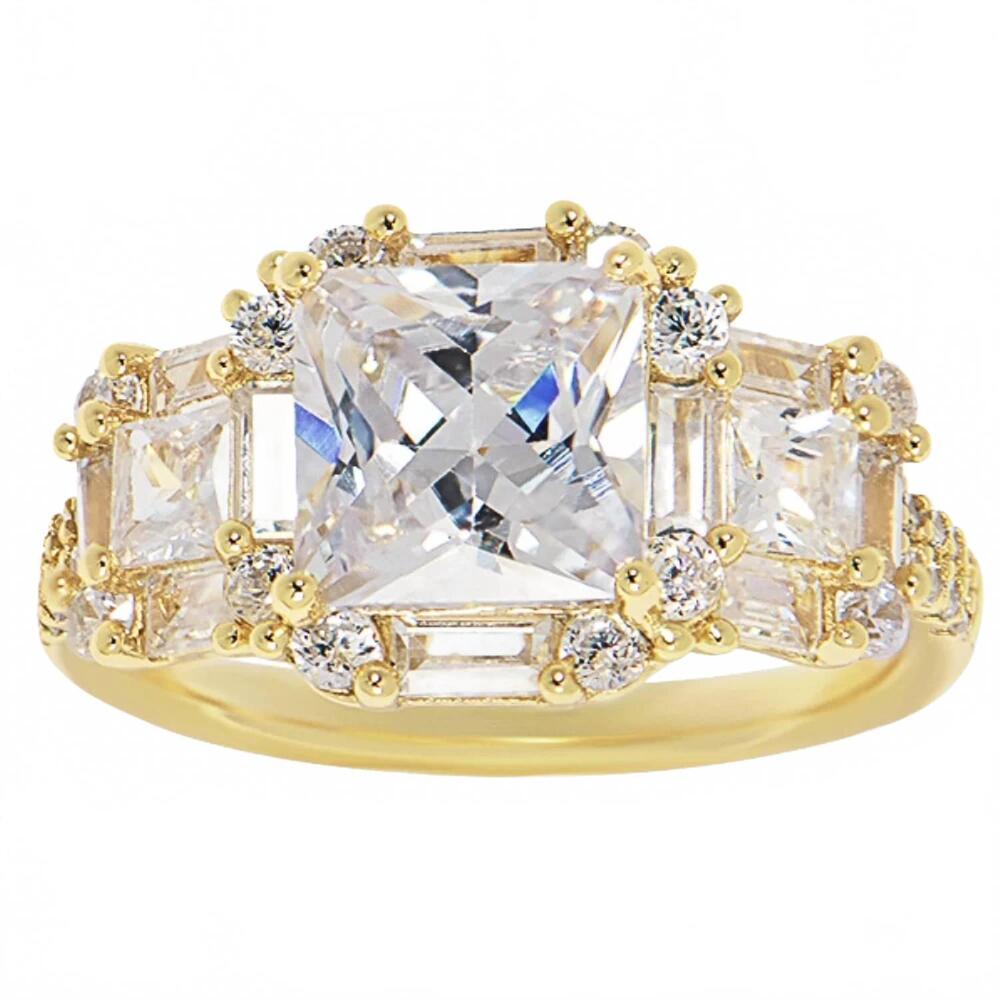 NEW STARLETTE women's brooklyn engagement ring in gold